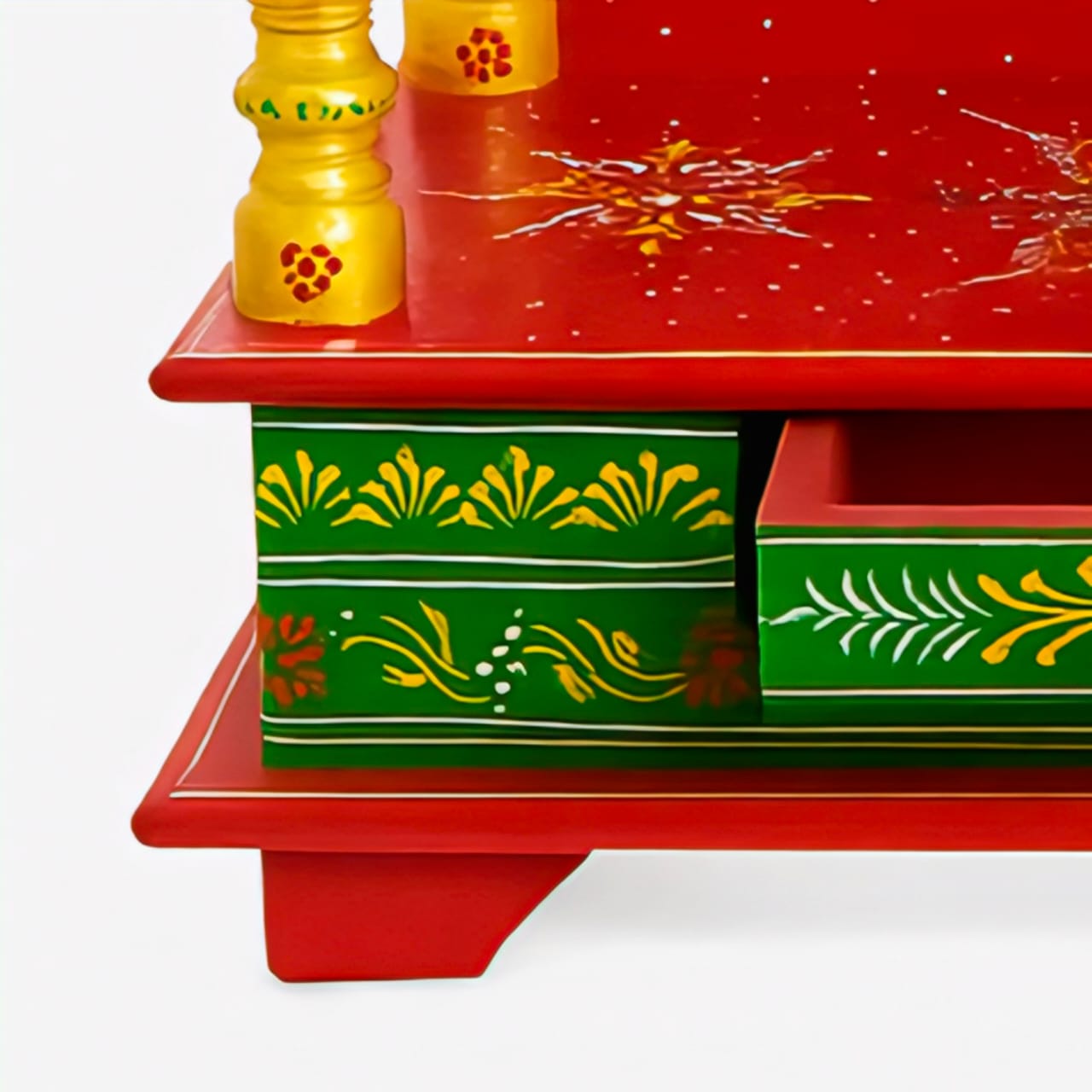 Hand-painted Wooden Temple