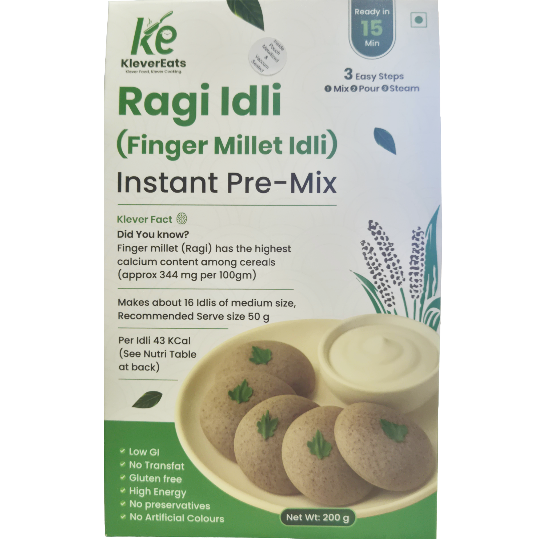 Ragi Idli (Finger Millet) Instant Pre-Mix