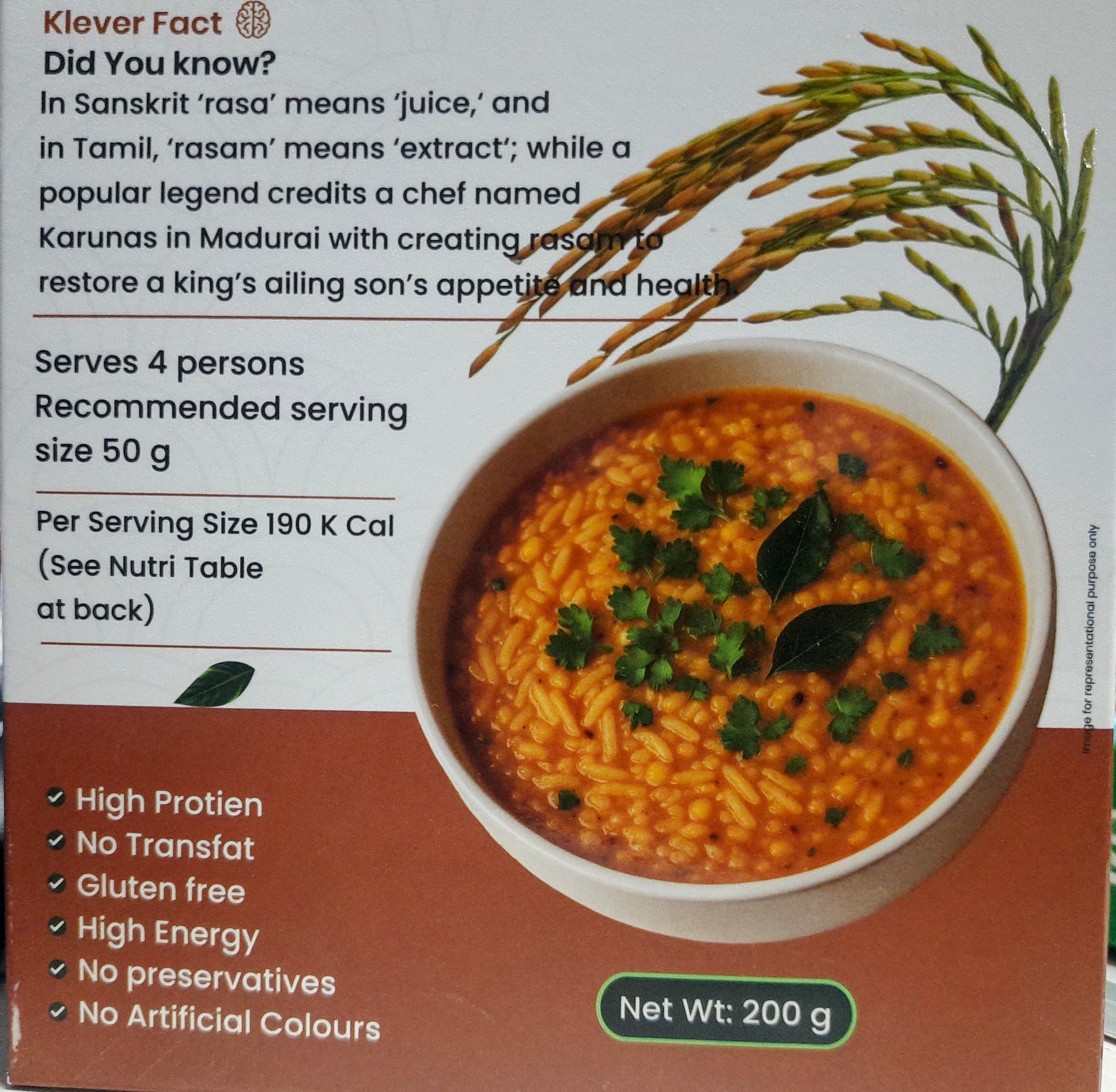 Rasam Khichdi (Tangy Dal Rice) Instant Pre-Mix