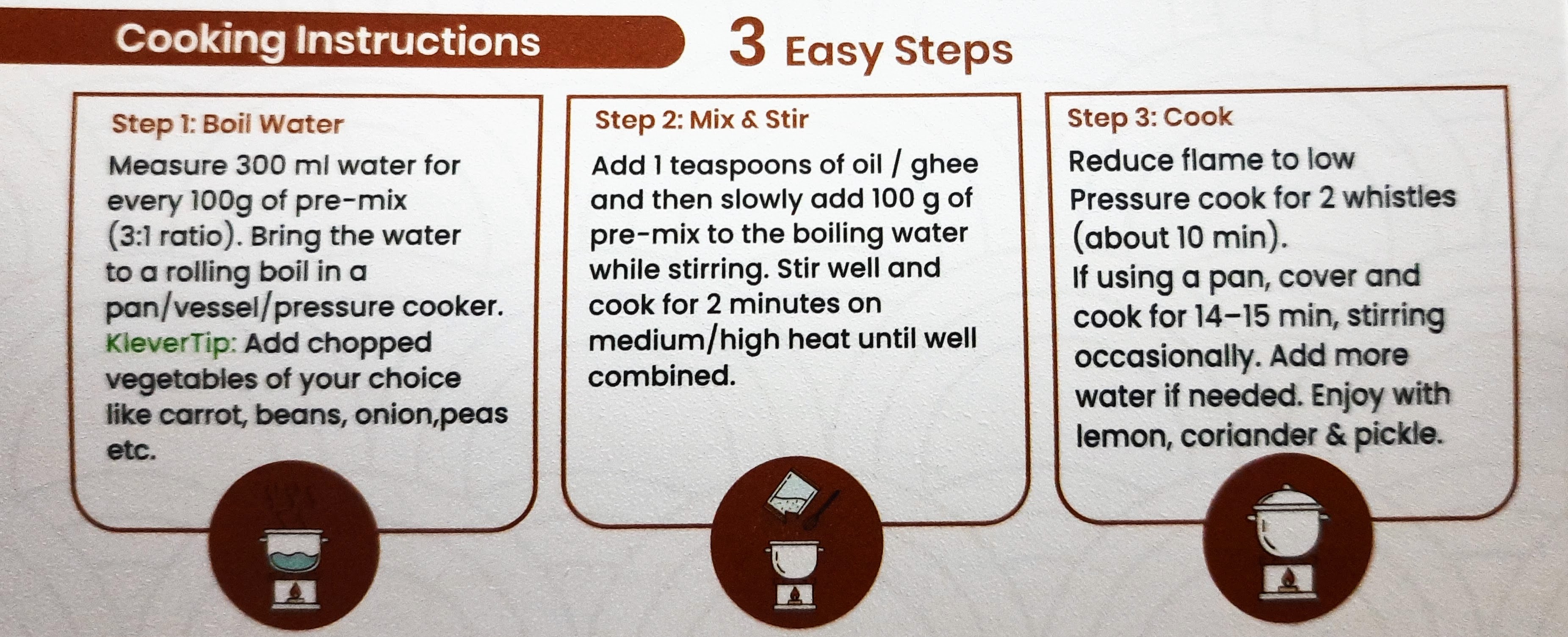 Rasam Khichdi (Tangy Dal Rice) Instant Pre-Mix