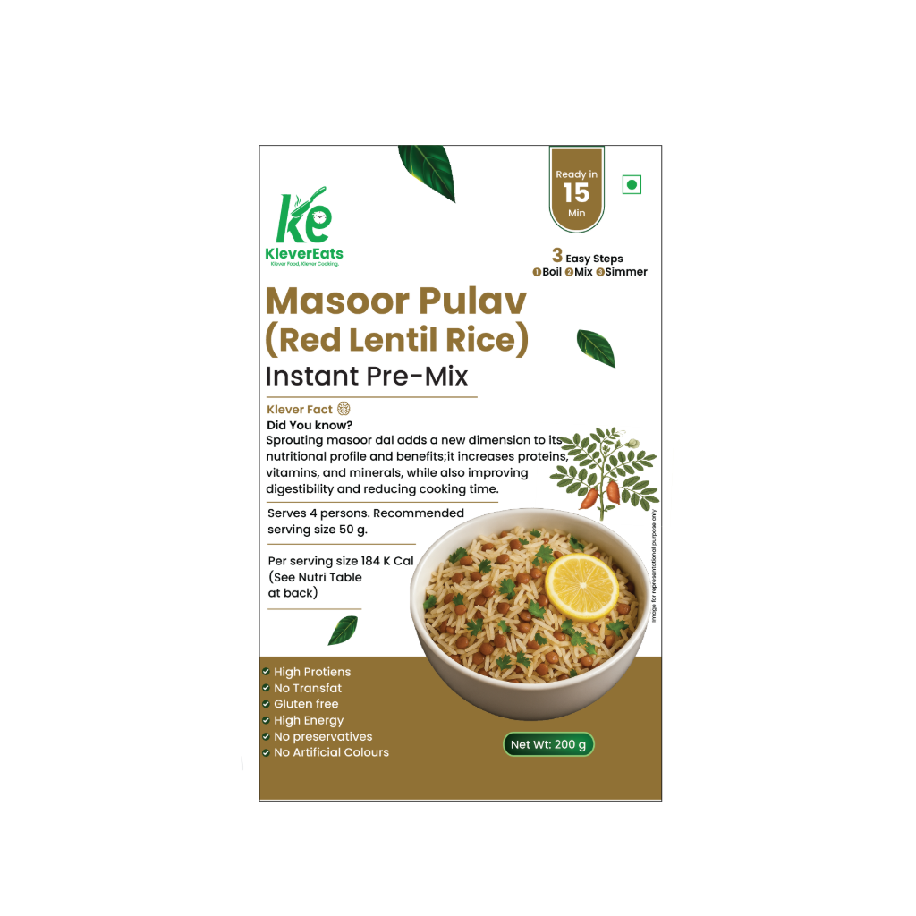 Masoor Pulav (Red Lentil Rice) Instant Pre-Mix