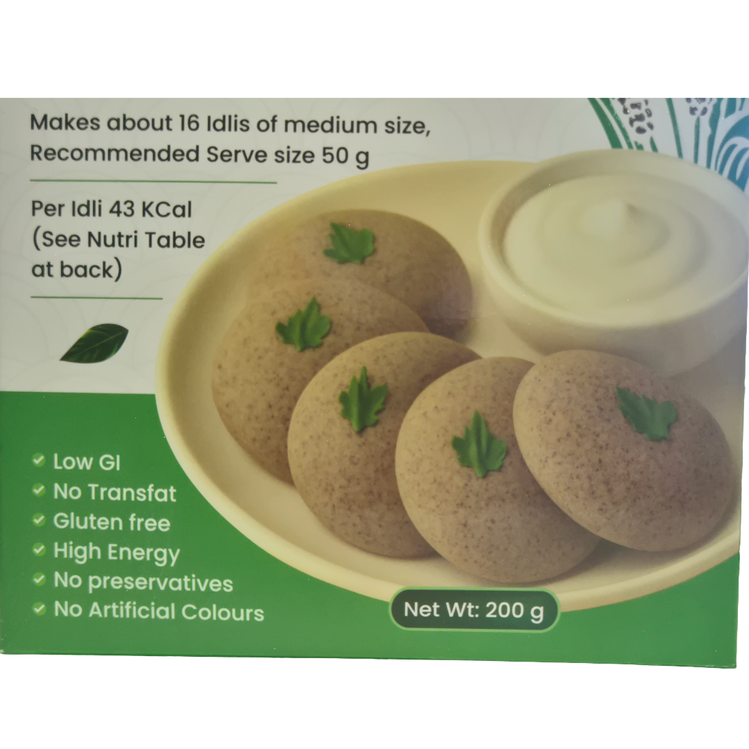 Ragi Idli (Finger Millet) Instant Pre-Mix