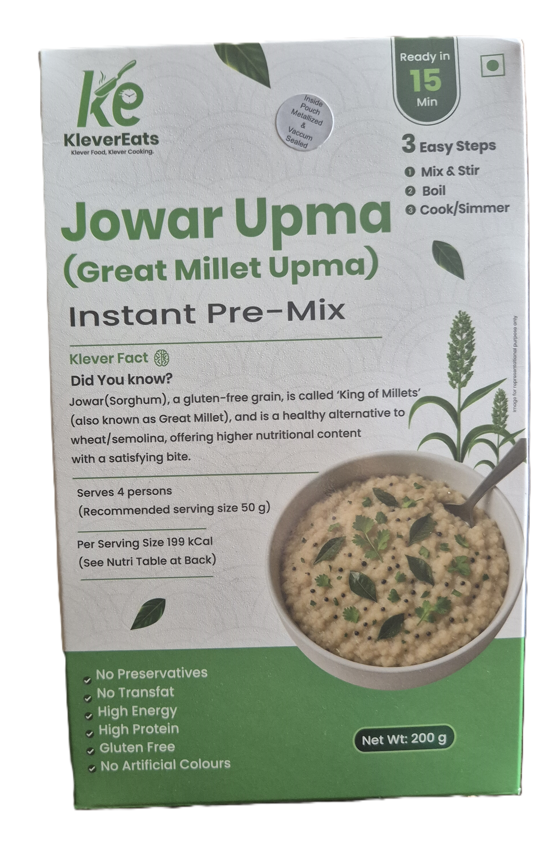 Jowar (Great Millet) Upma