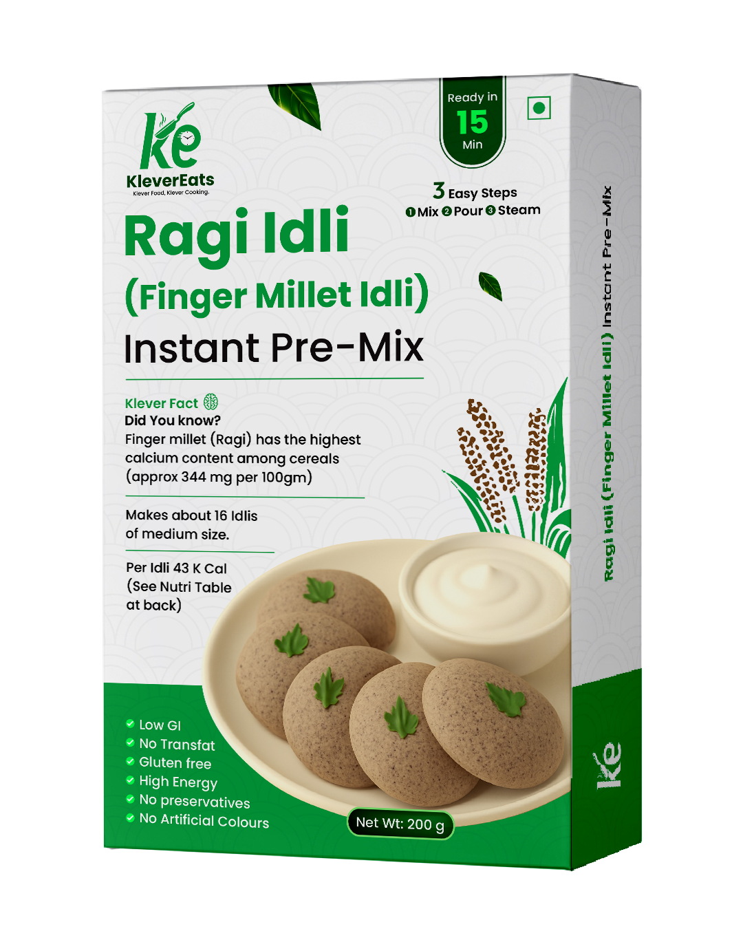 Ragi Idli Instant Pre-Mix