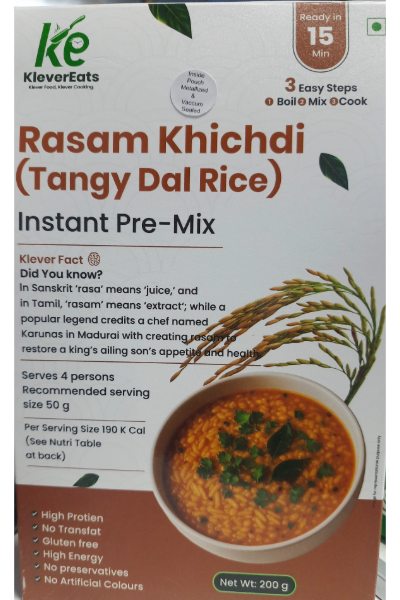 Rasam Khichdi (Tangy Dal Rice) Instant Pre-Mix