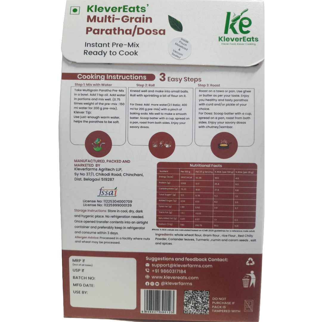 Multi-Grain Paratha/Dosa Instant Pre-Mix