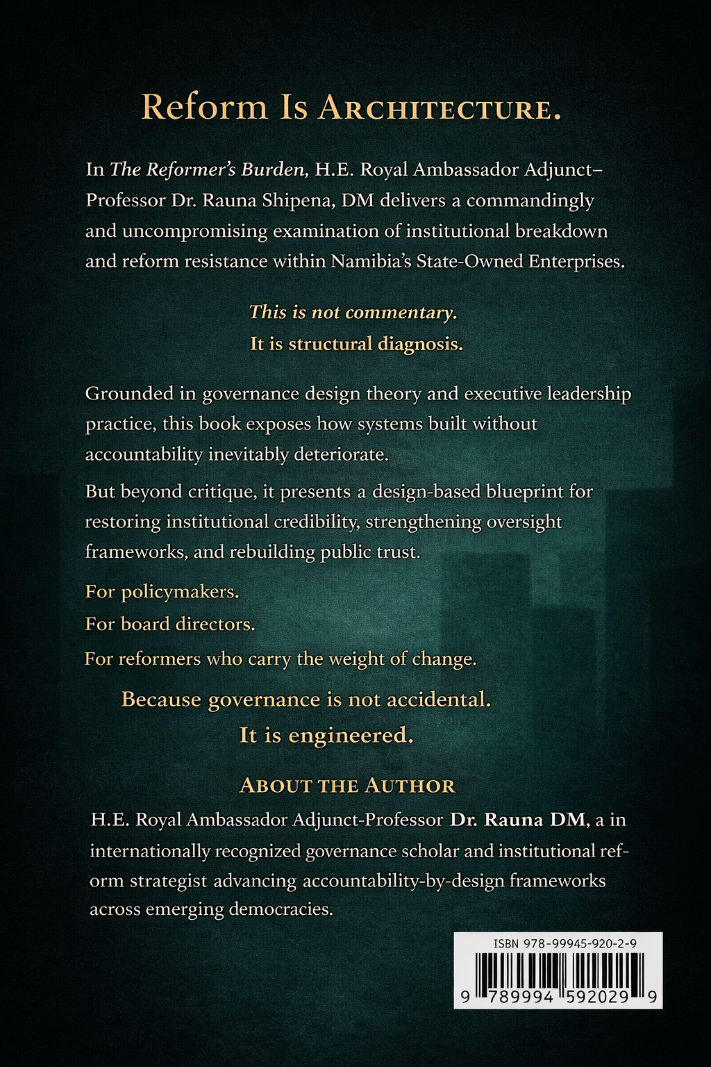 The Reformer's Burden