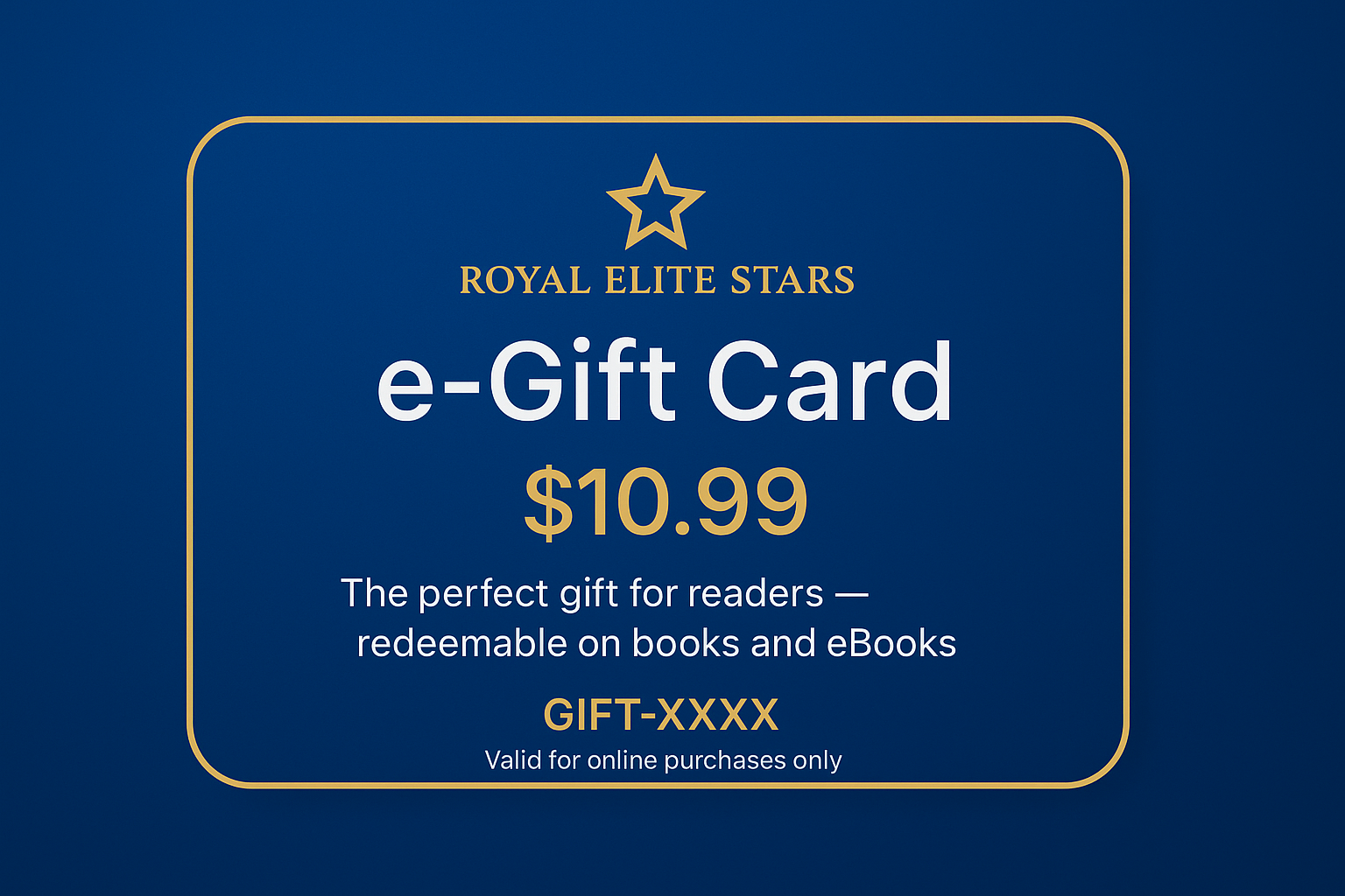 Royal Elite Stars e-Gift Card