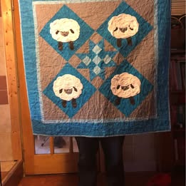 Handmade Sheep Quilt
