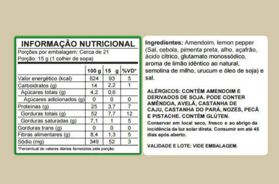 Pasta de Amendoim Sabor Lemon Pepper