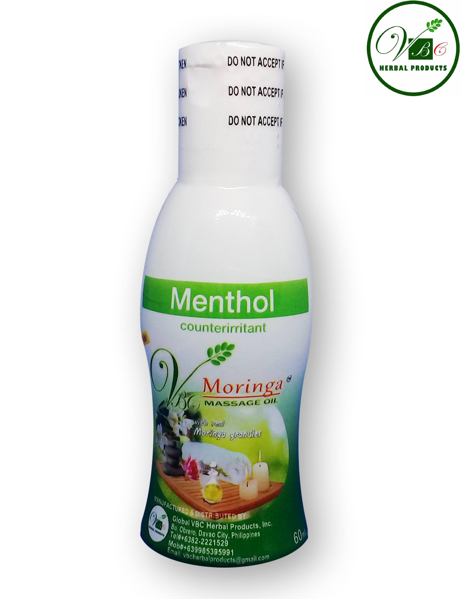 Menthol Moringa Massage Oil