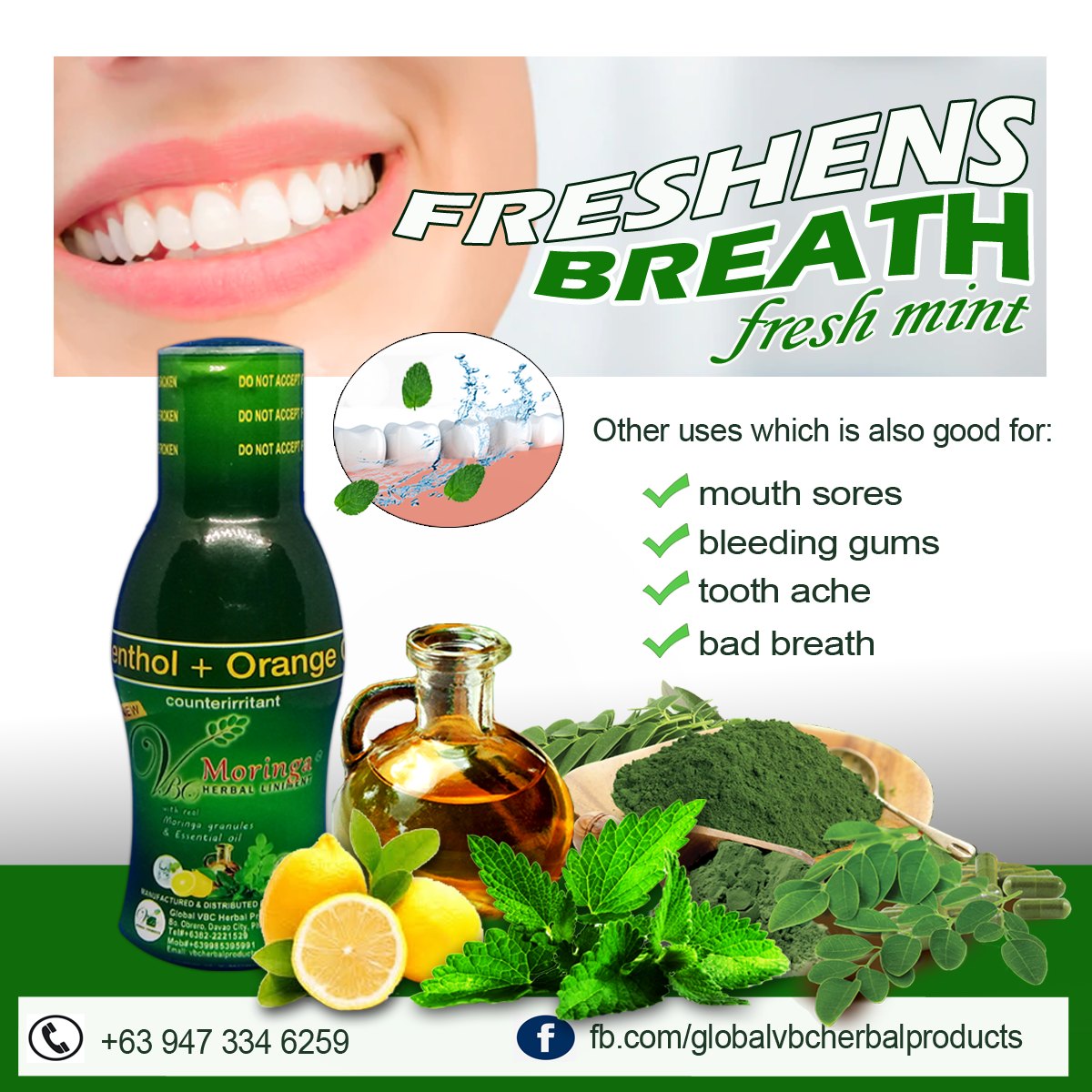 VBC Moringa Herbal Liniment