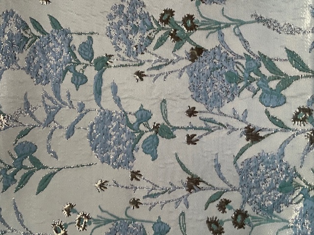 Floral Embroidered Throw Pillow