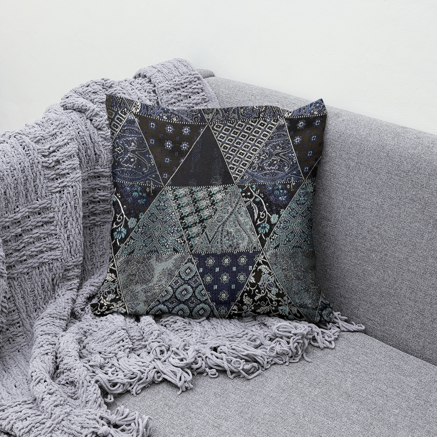 Patchwork Decorative Pillow Cover