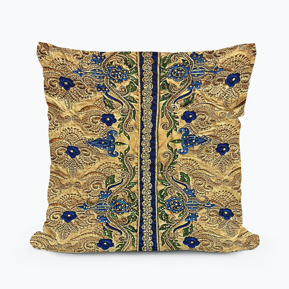 Embroidered Saree Pillow Cover
