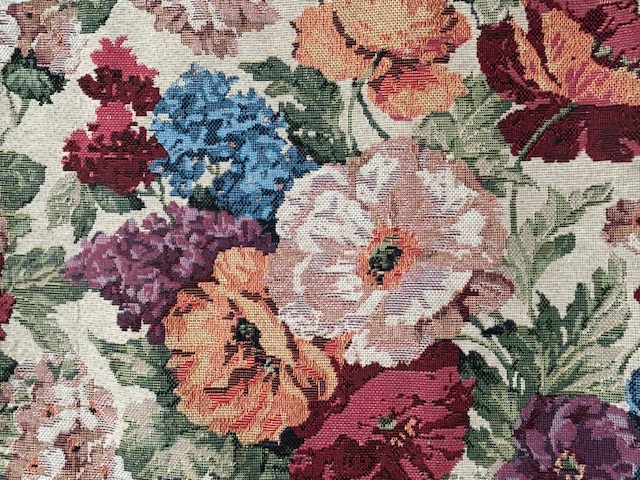Floral Tapestry Pillow Cover