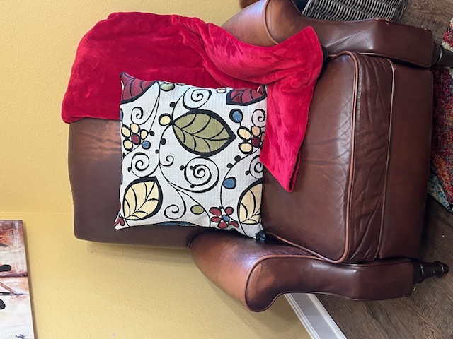 Floral Patterned Pillow Cover