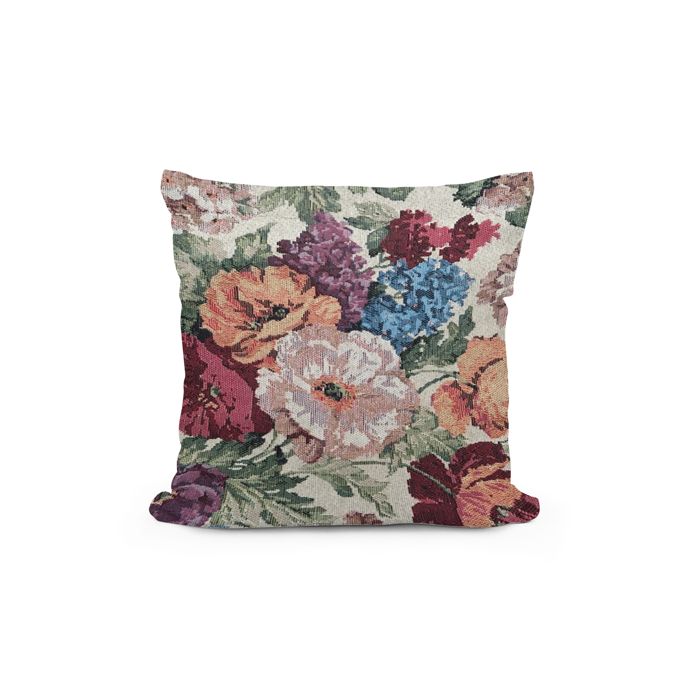 Floral Tapestry Pillow Cover