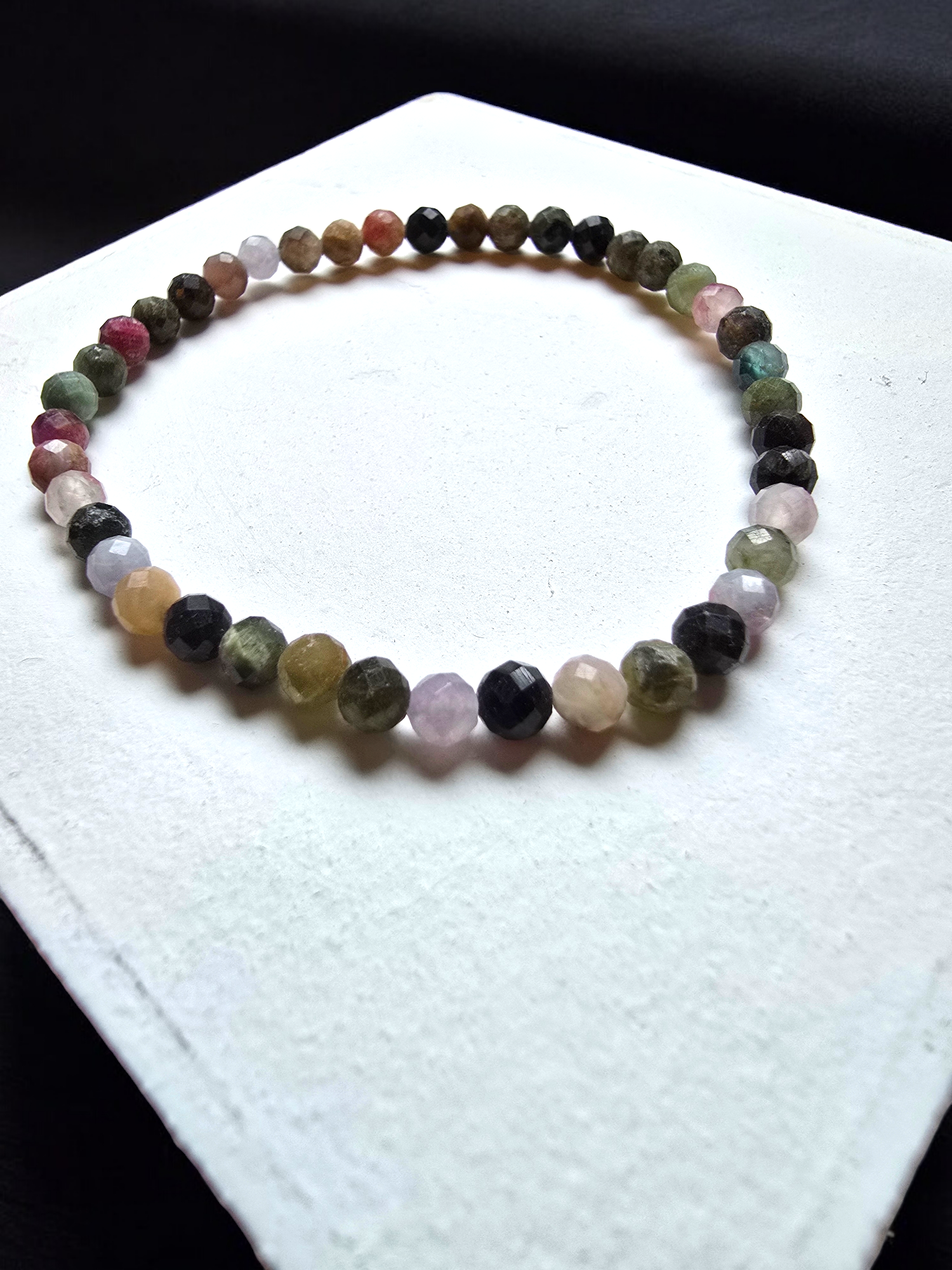Bunter Turmalin Armband