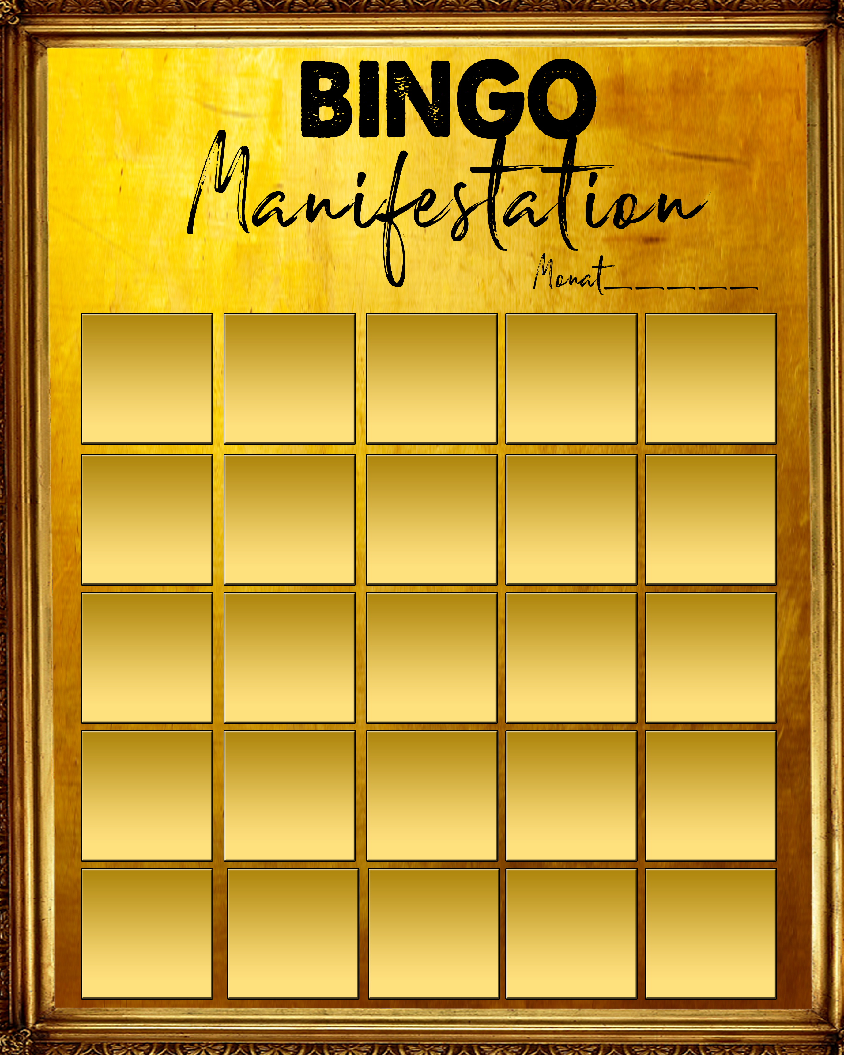 BINGO Manifestation