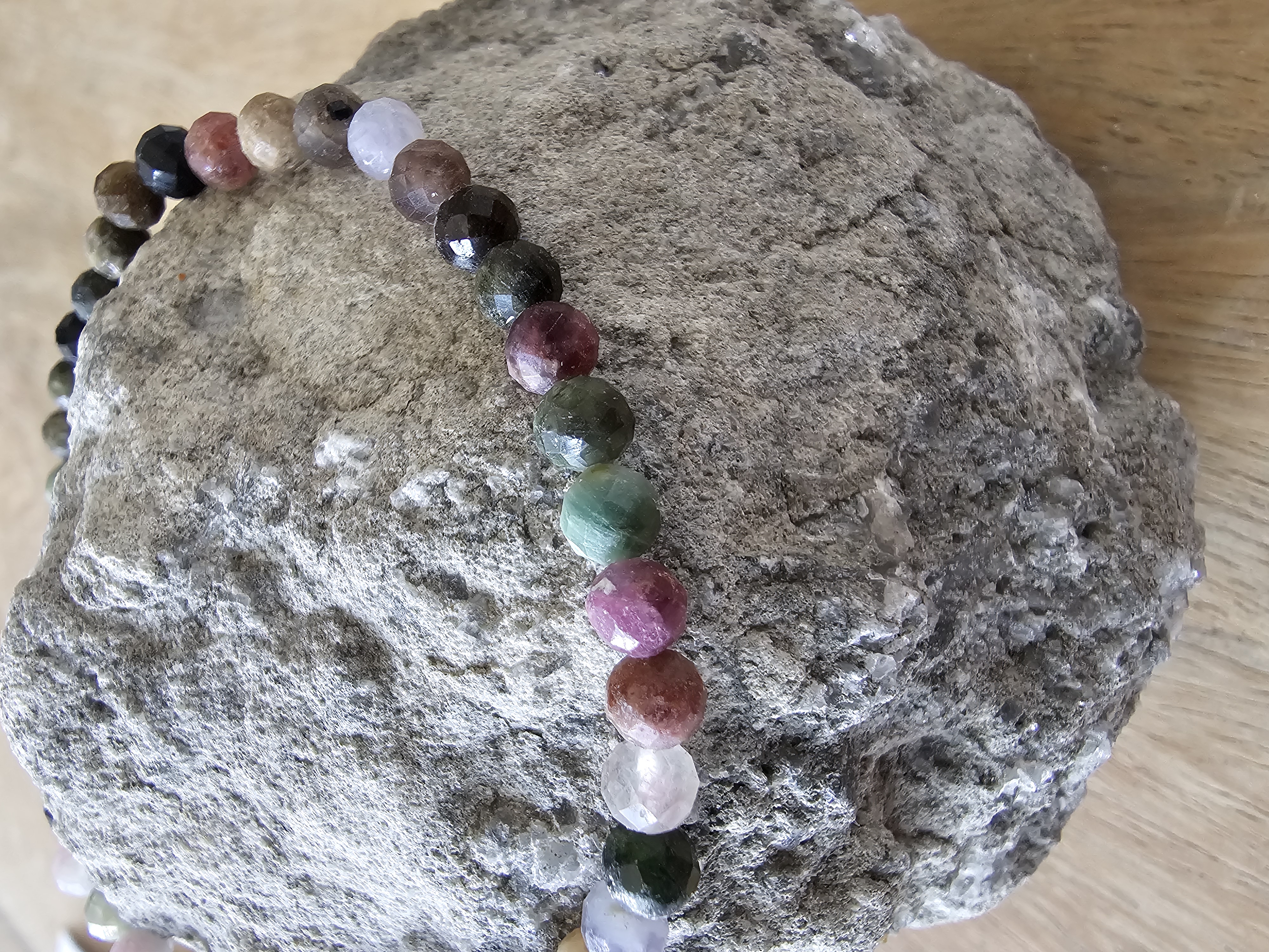 Bunter Turmalin Armband