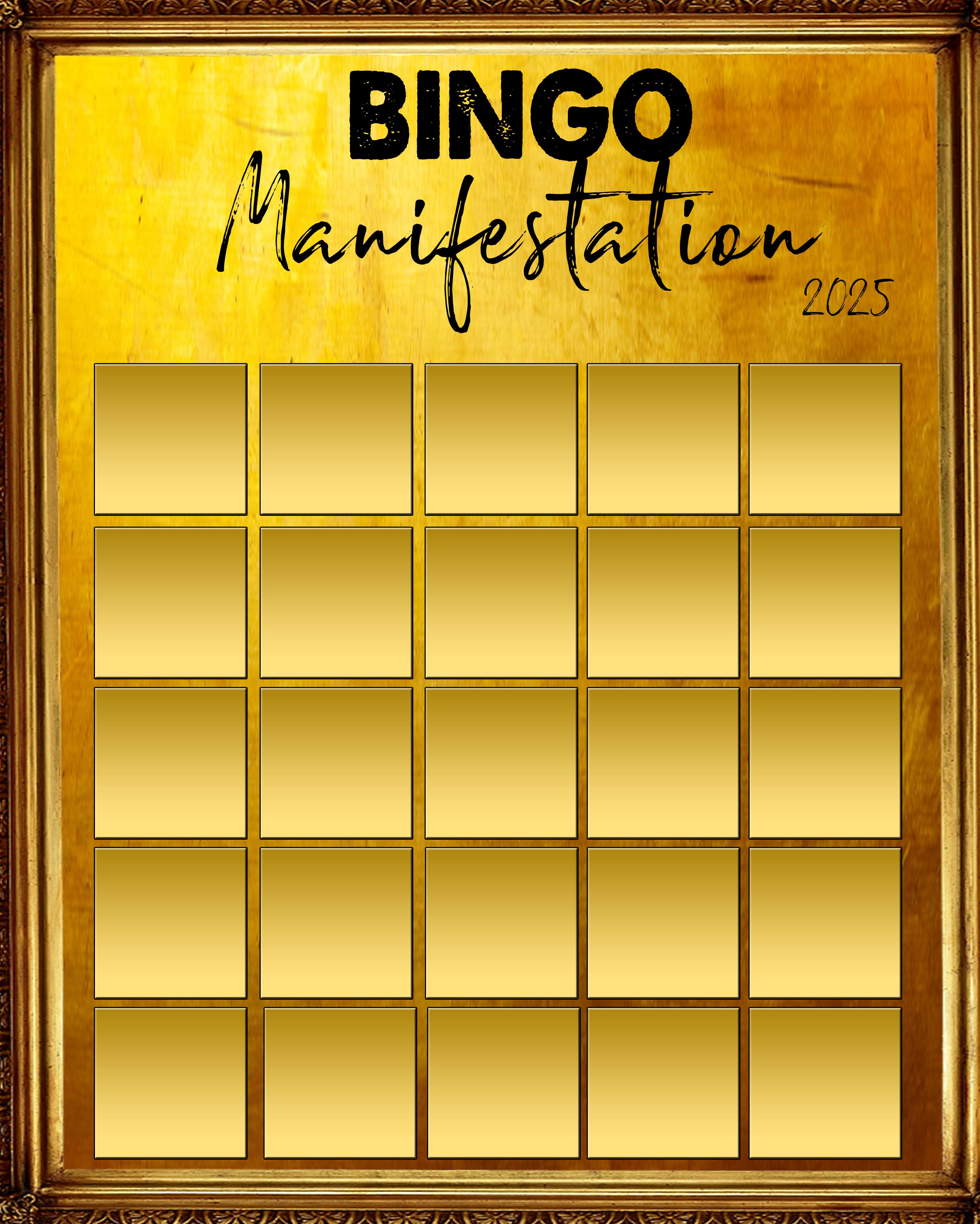 Manifestations-Bingo 2025