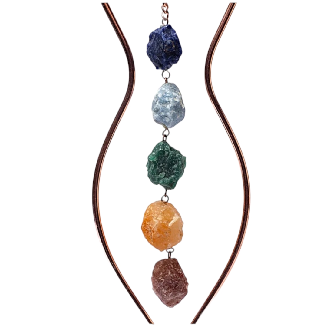 Fensterhänger Mondgöttin &Chakra Steine