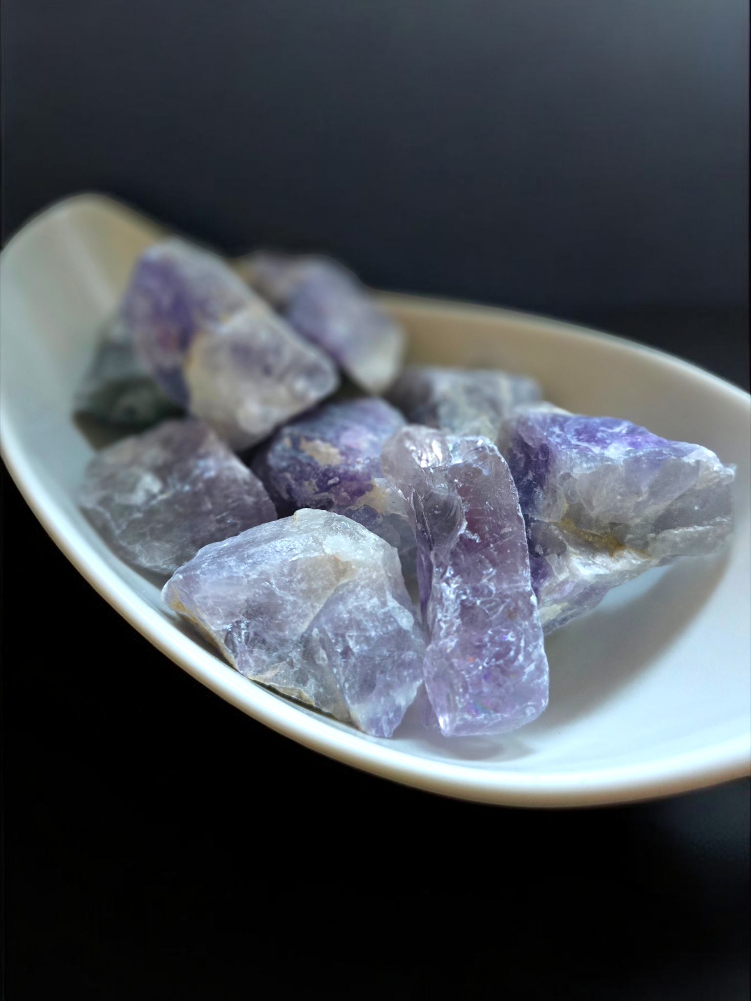 Amethyst Rohstein M-L