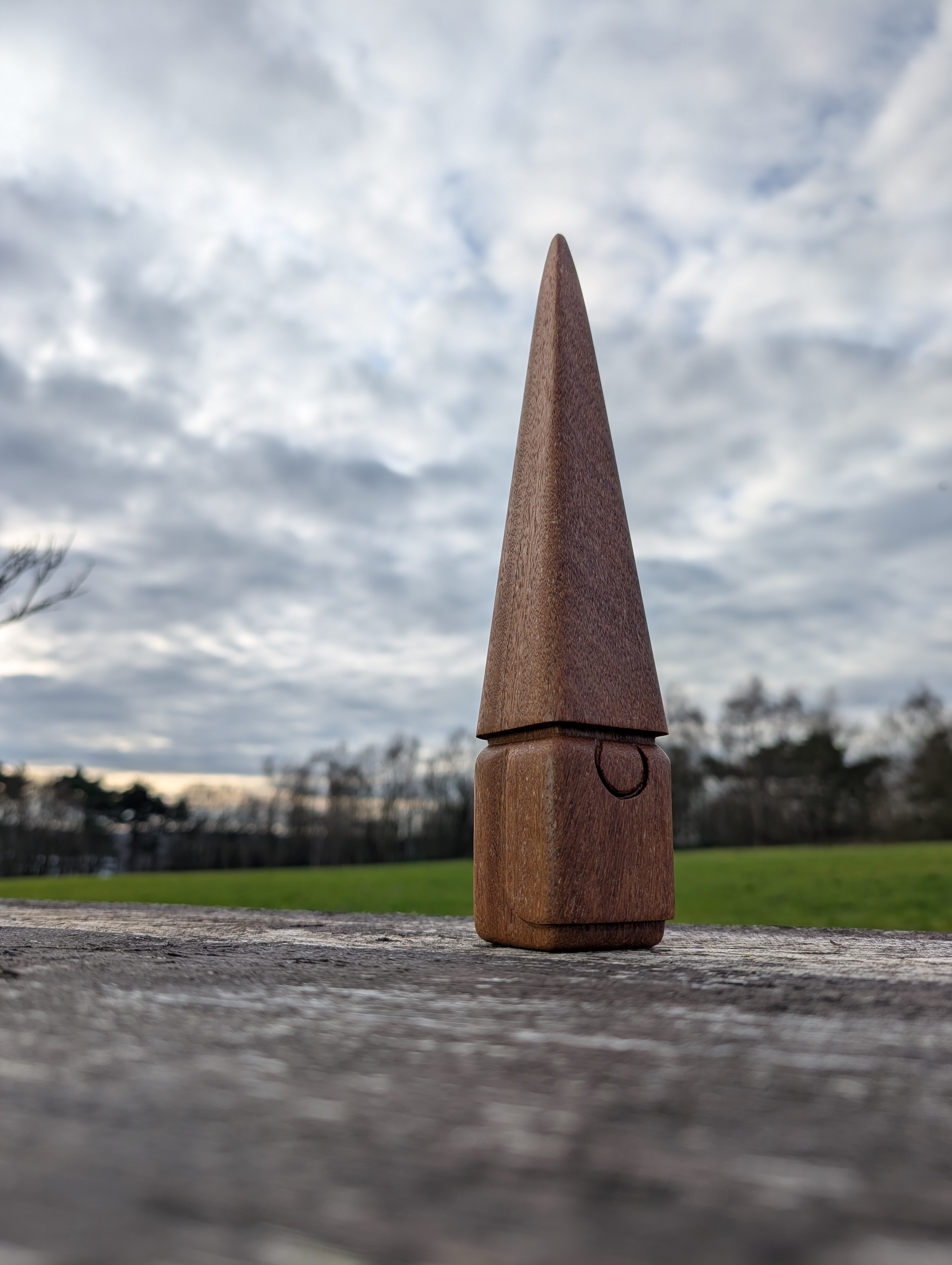 Gnome bois exotique - Kabouter exotisch hout (S/M)