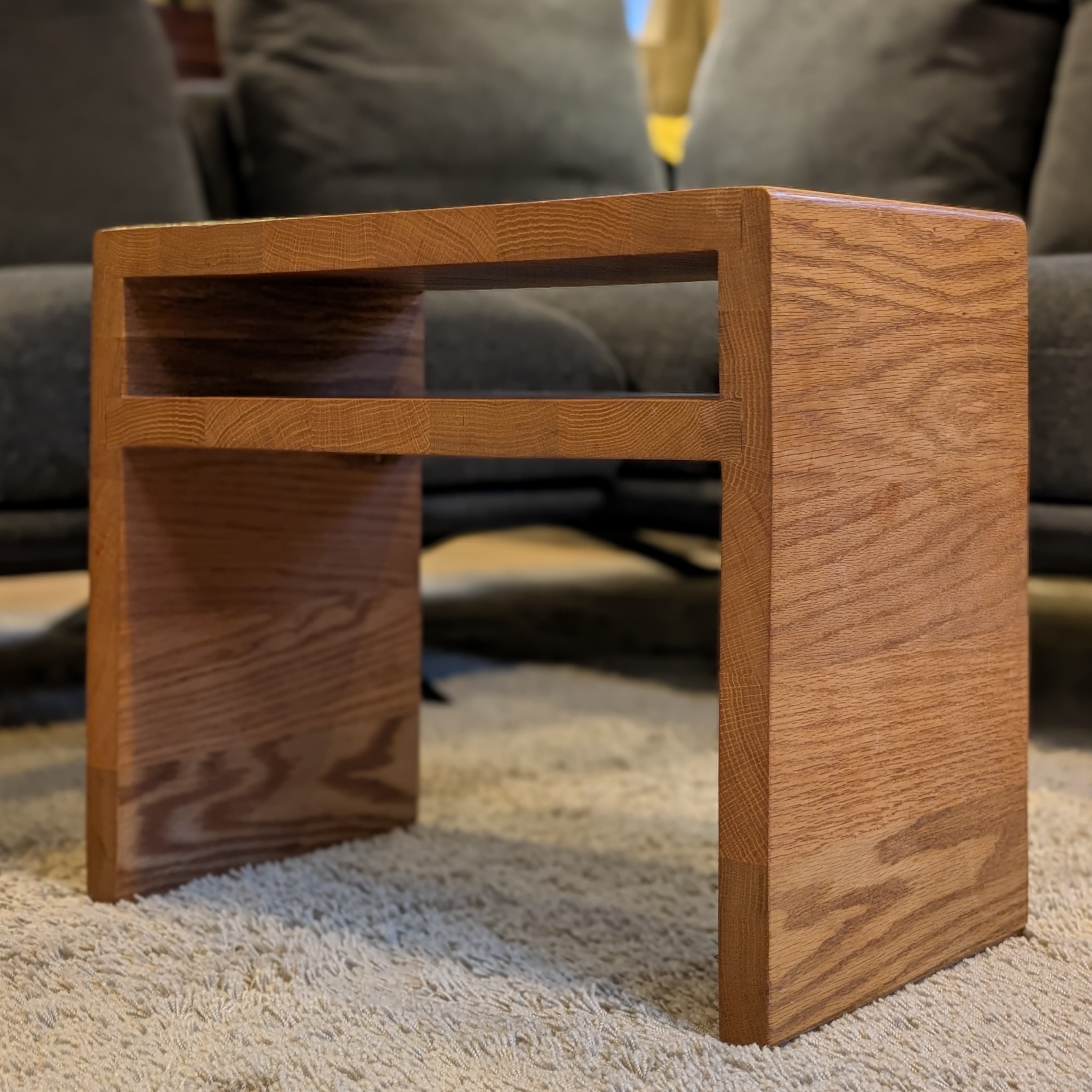 Table de canapé en chêne - Eiken bijzettafel