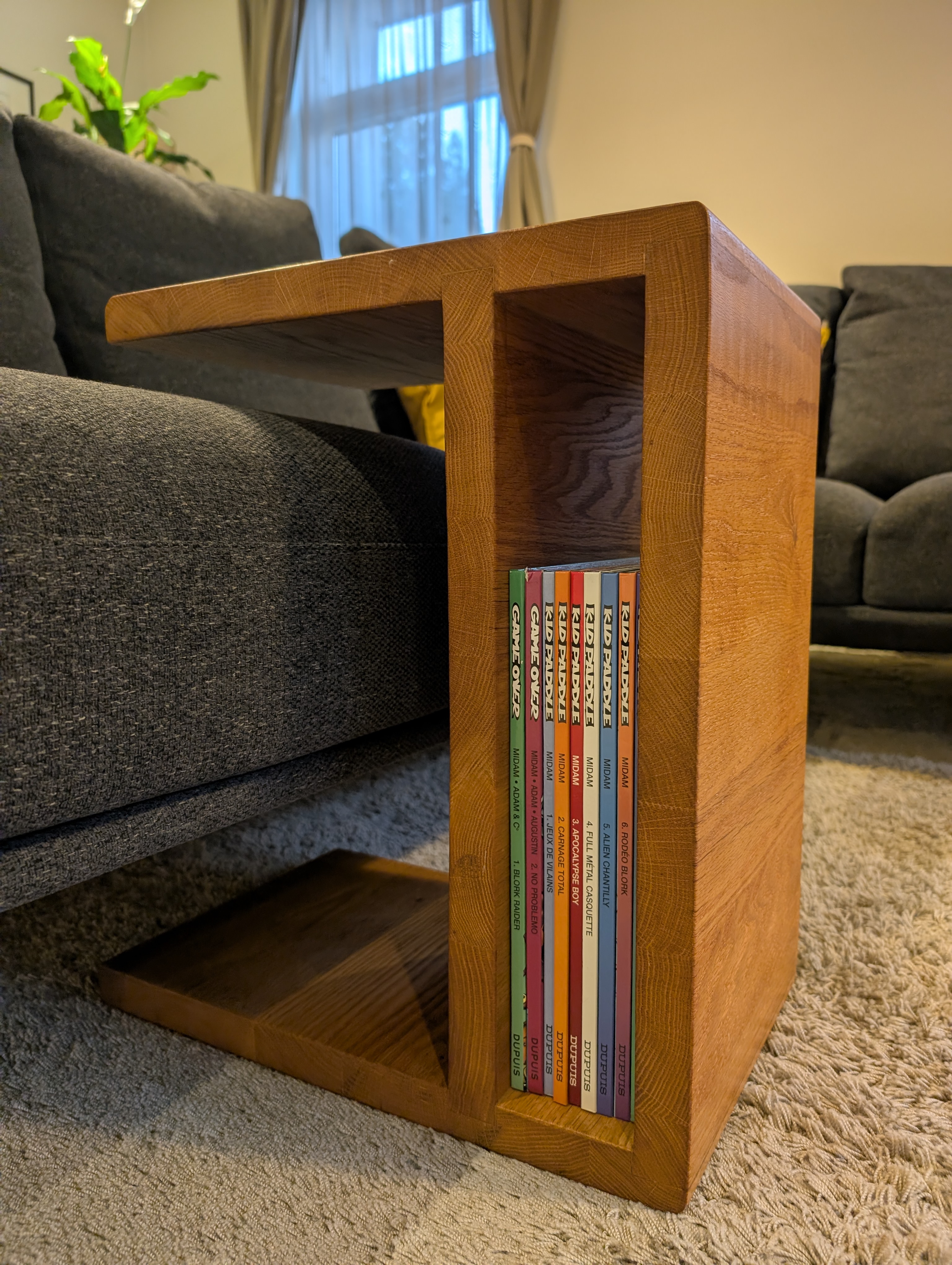 Table de canapé en chêne - Eiken bijzettafel