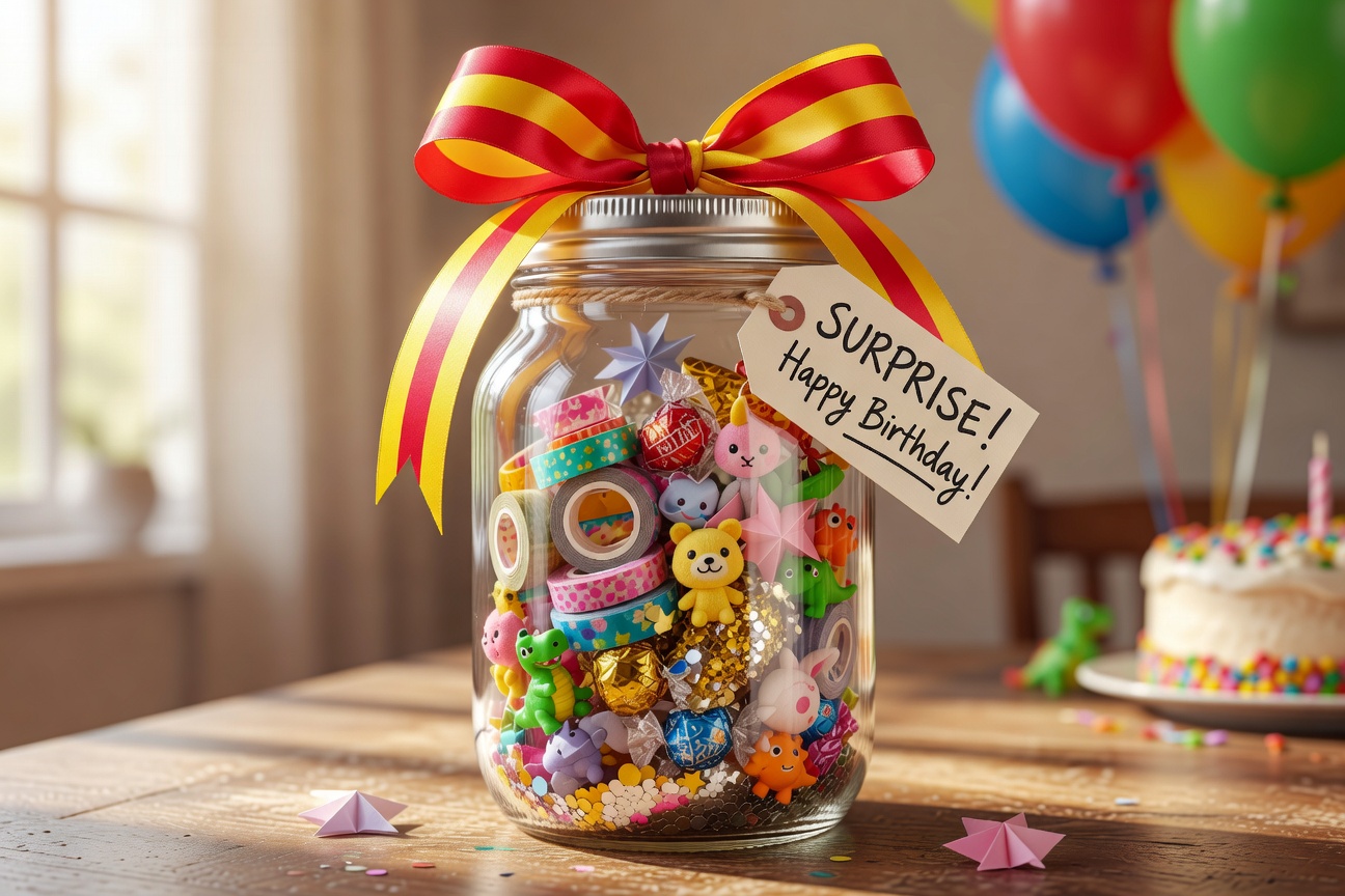 Birthday Candy Jar