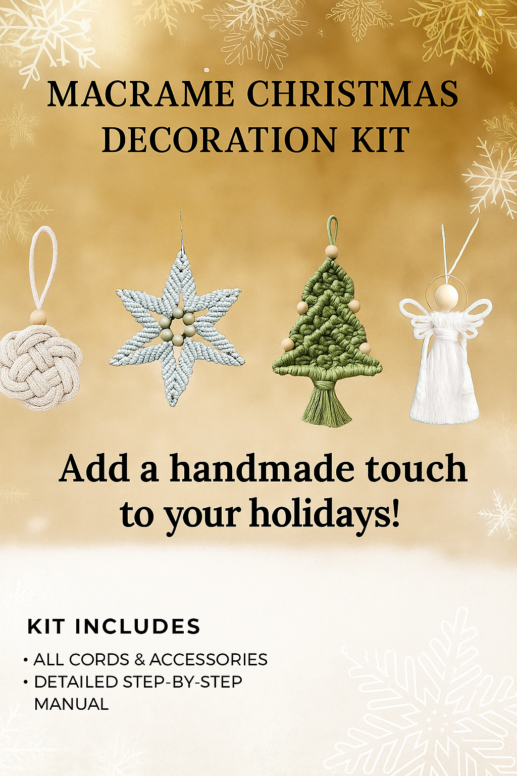 Knots of Joy; Christmas decoration