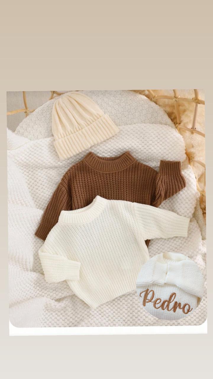 personalised chunky knit