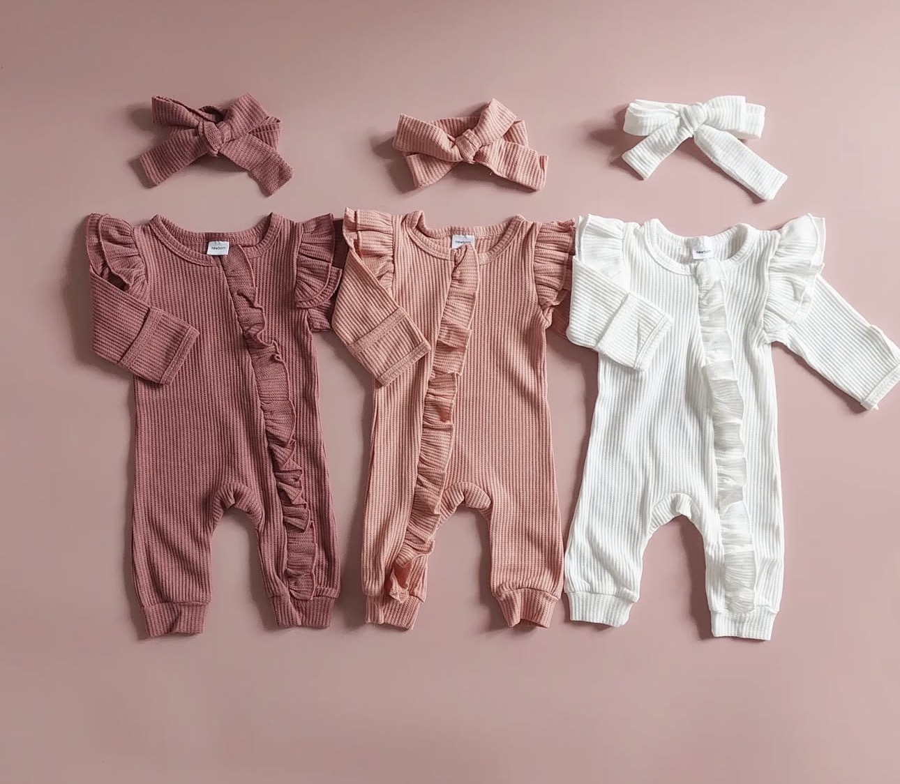 Baby Ruffle Romper Set