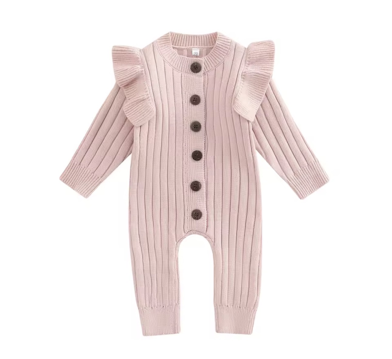Baby Girl Knitted Romper