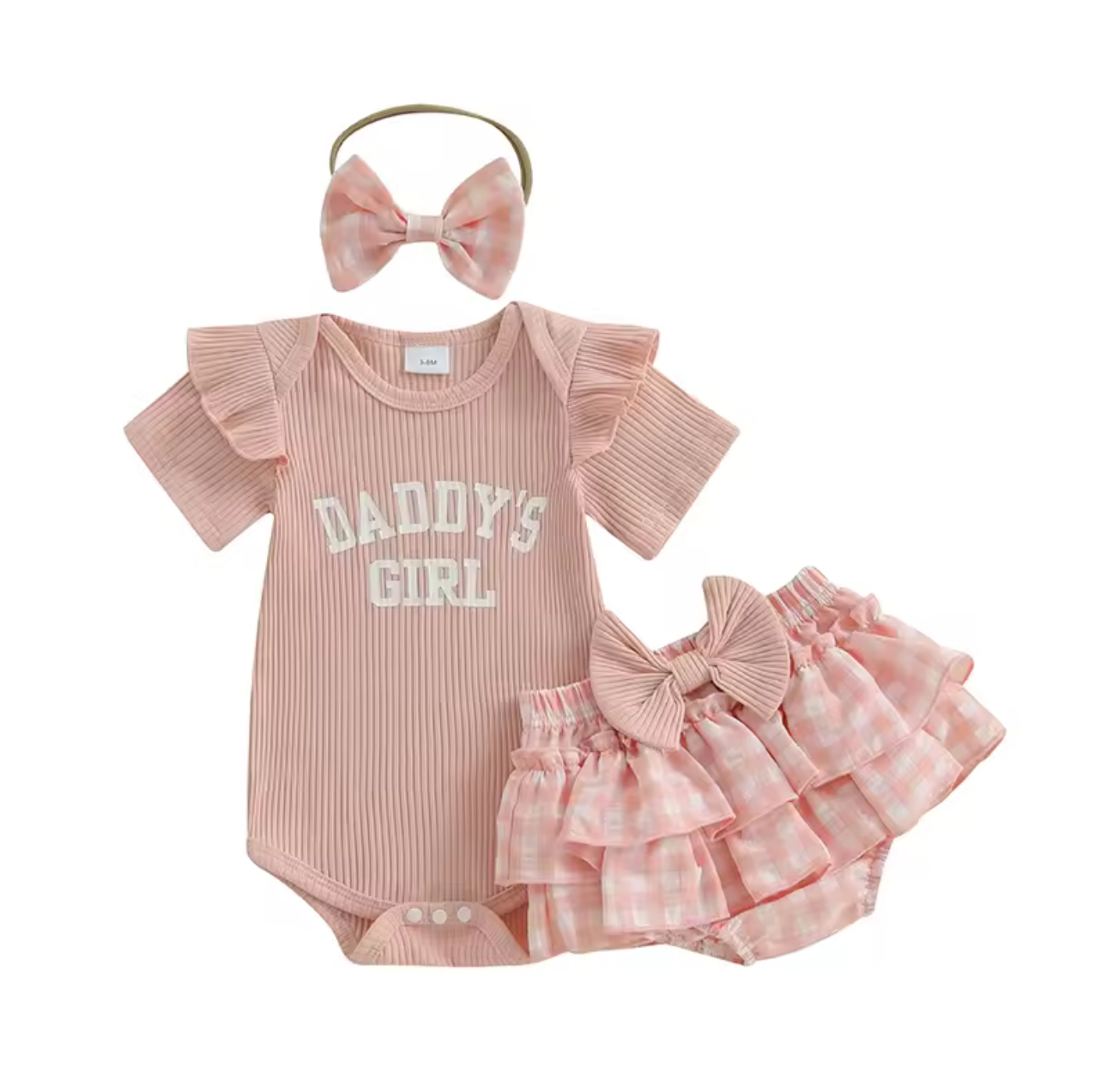 Baby Girl Ruffled Outfit Set