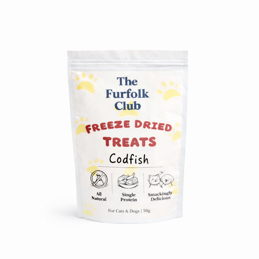Freeze Dried Cod Fish Cubes