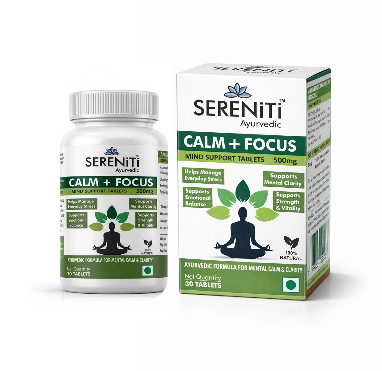 Calm + Focus - (Stress Support Tablets)