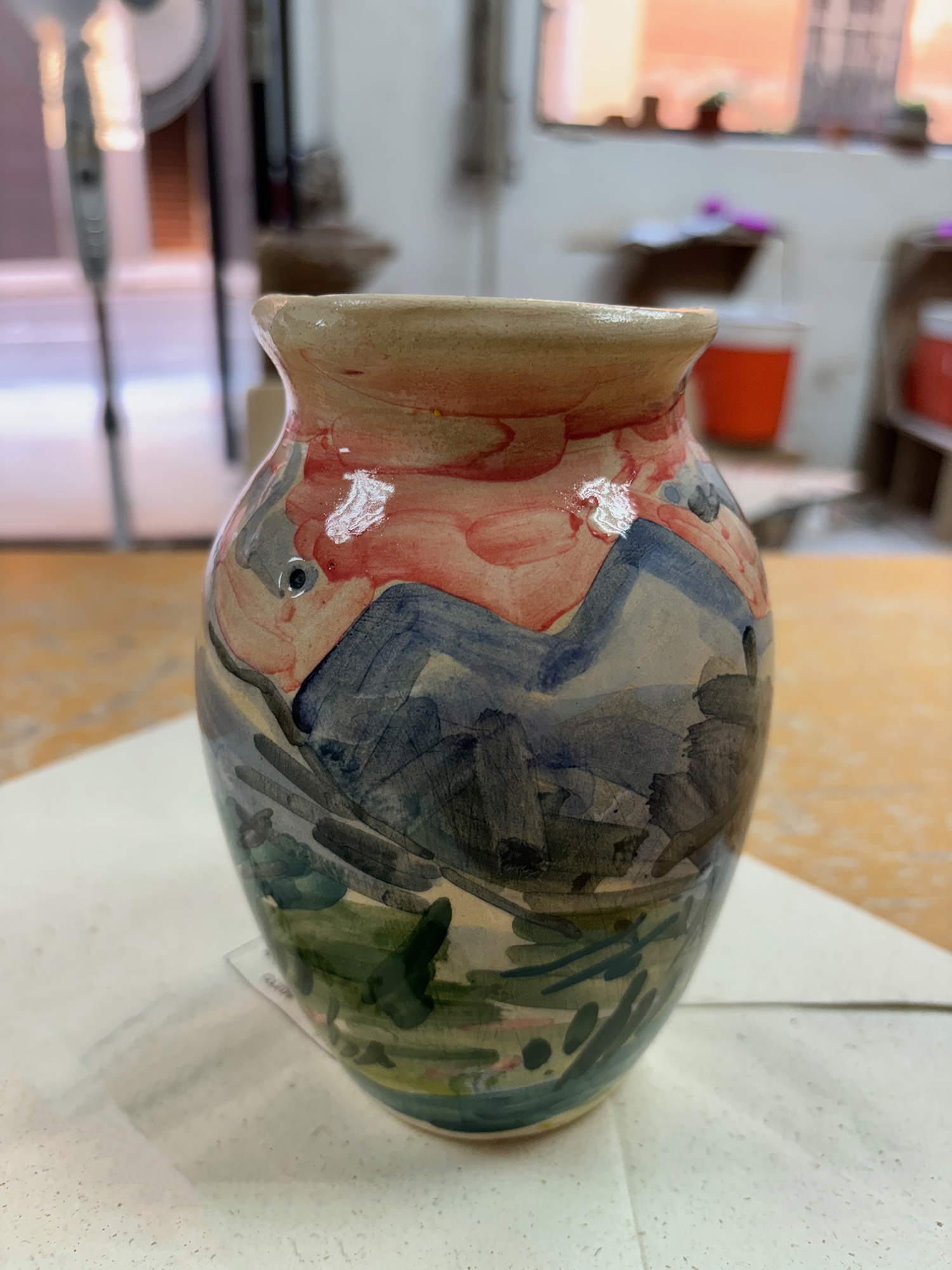 Jarrón cordillera II