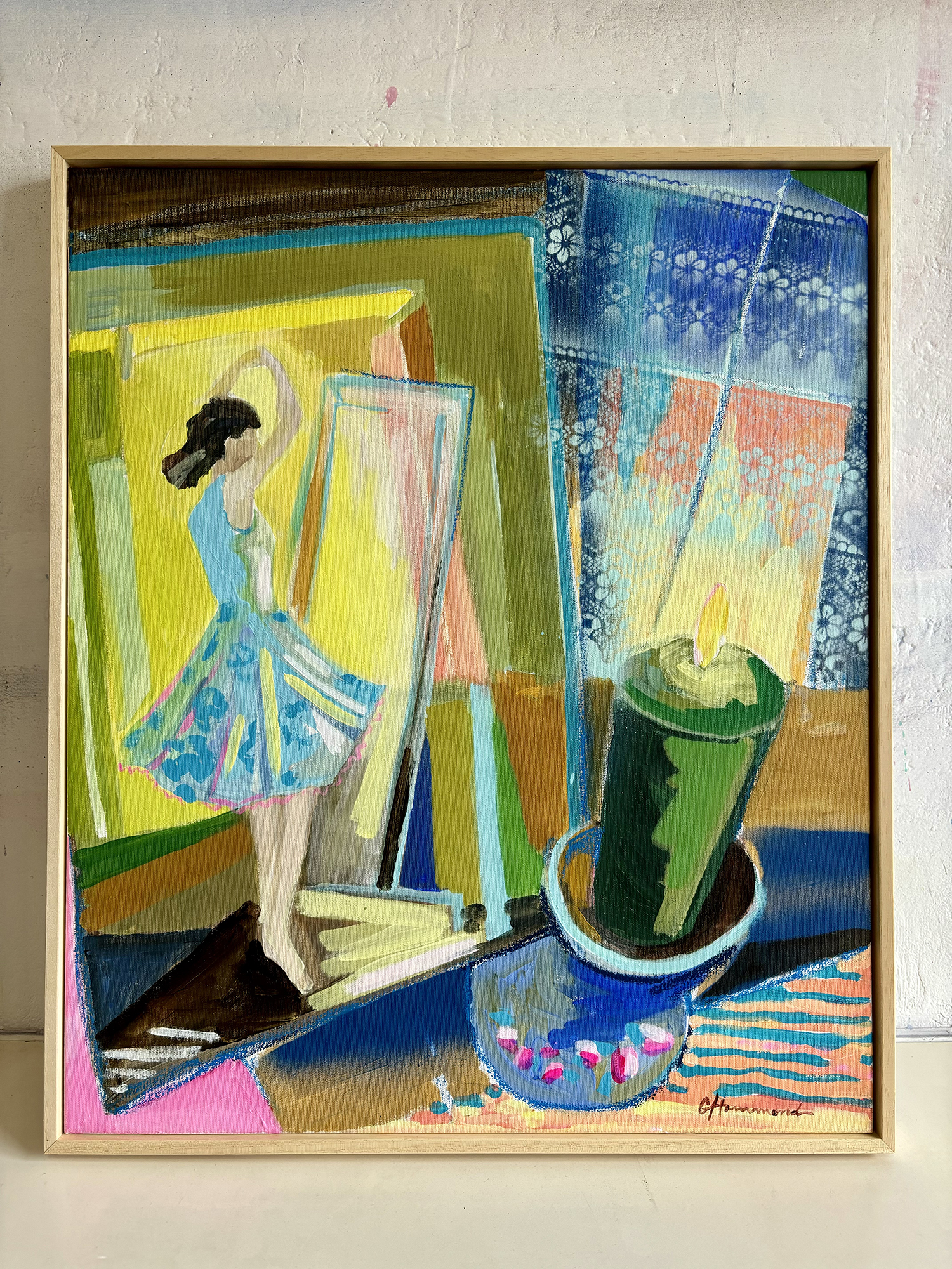 Serie Retratos en movimiento: pintar como bailar I