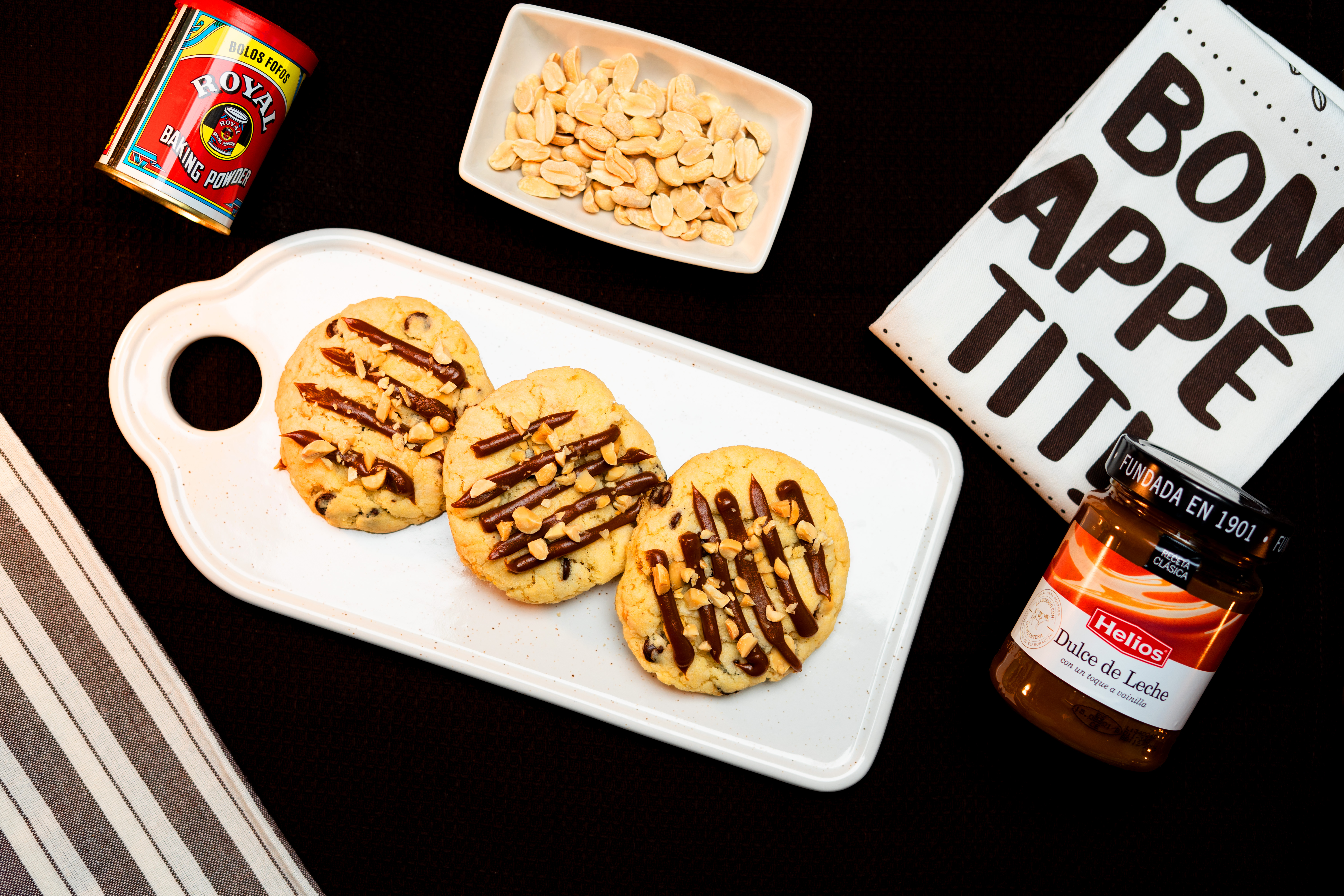 Cookie de Dulce de Leche y cacahuete salado