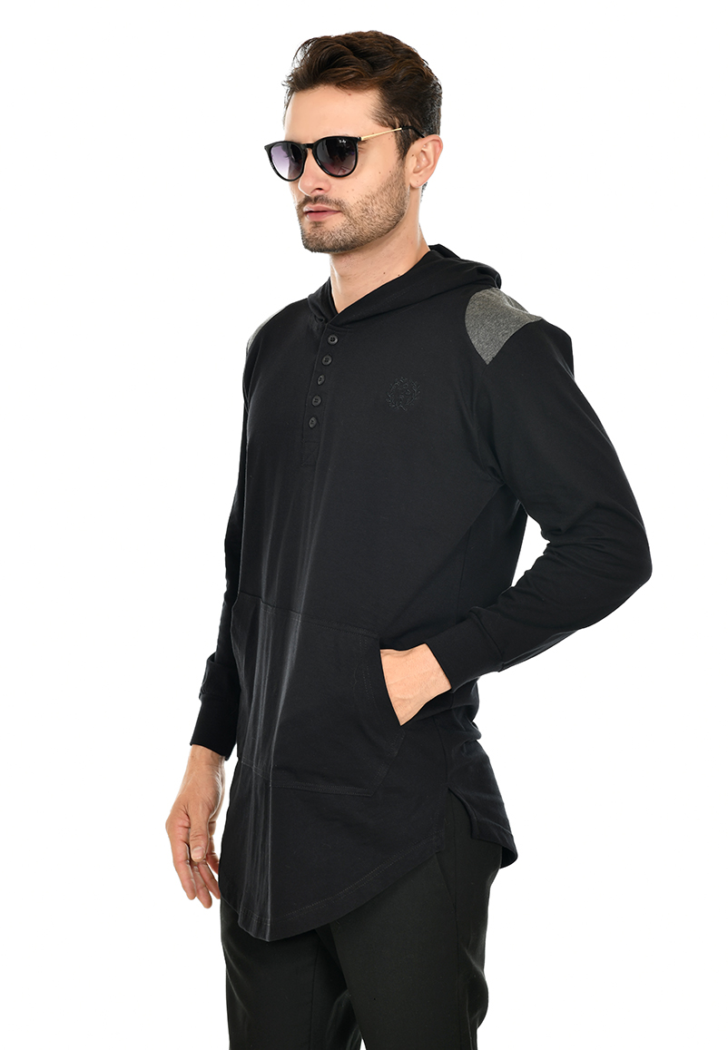 Outdare Paka Hoodie Black