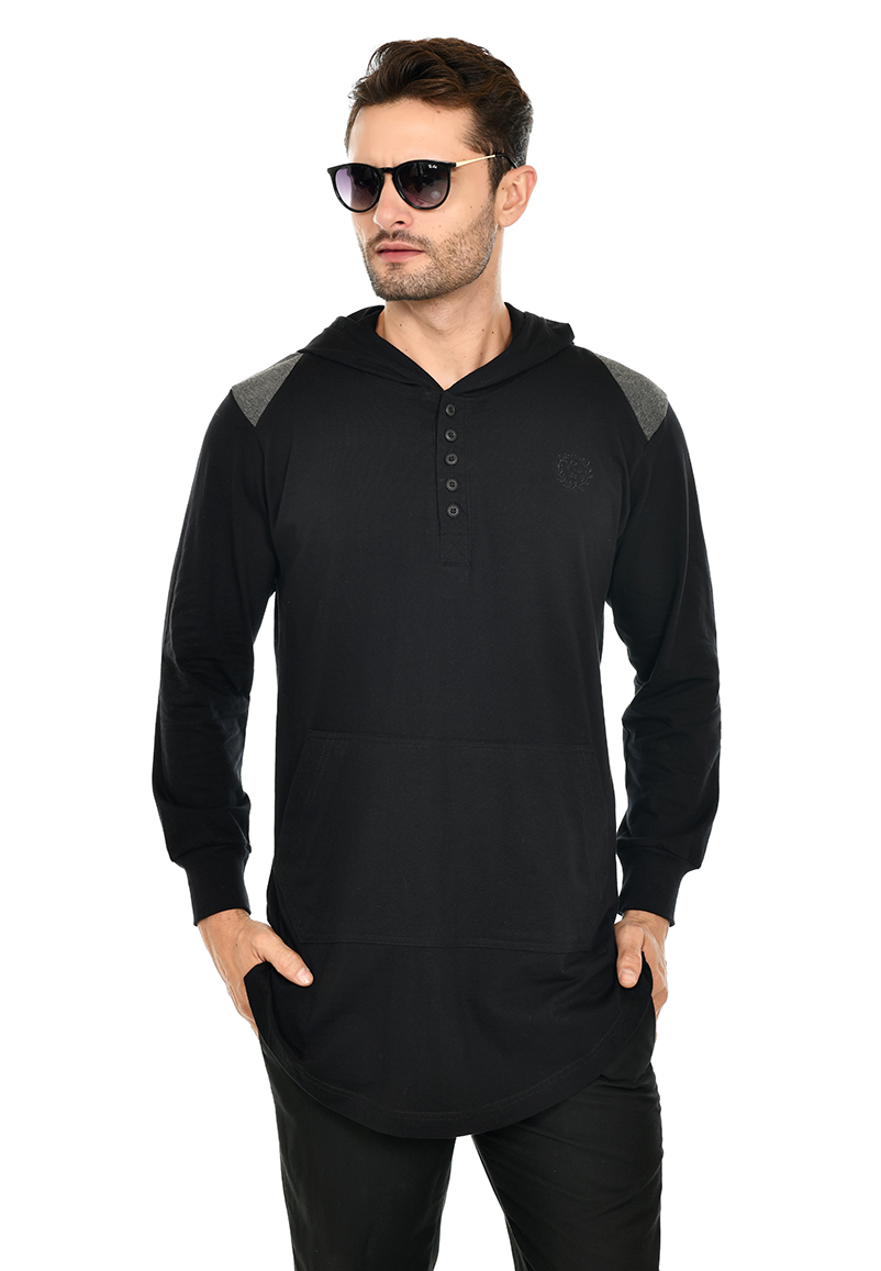 Outdare Paka Hoodie Black