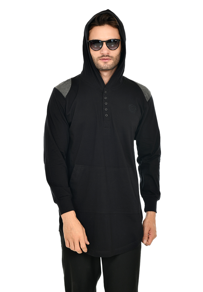 Outdare Paka Hoodie Black