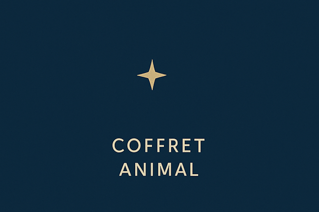 Carte cadeau Coffret ANIMAL - Pour 1 âme