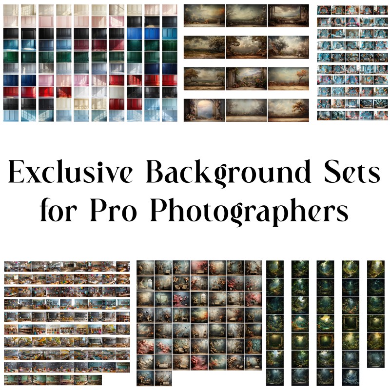 Exclusive Background Sets for Pro Photographers