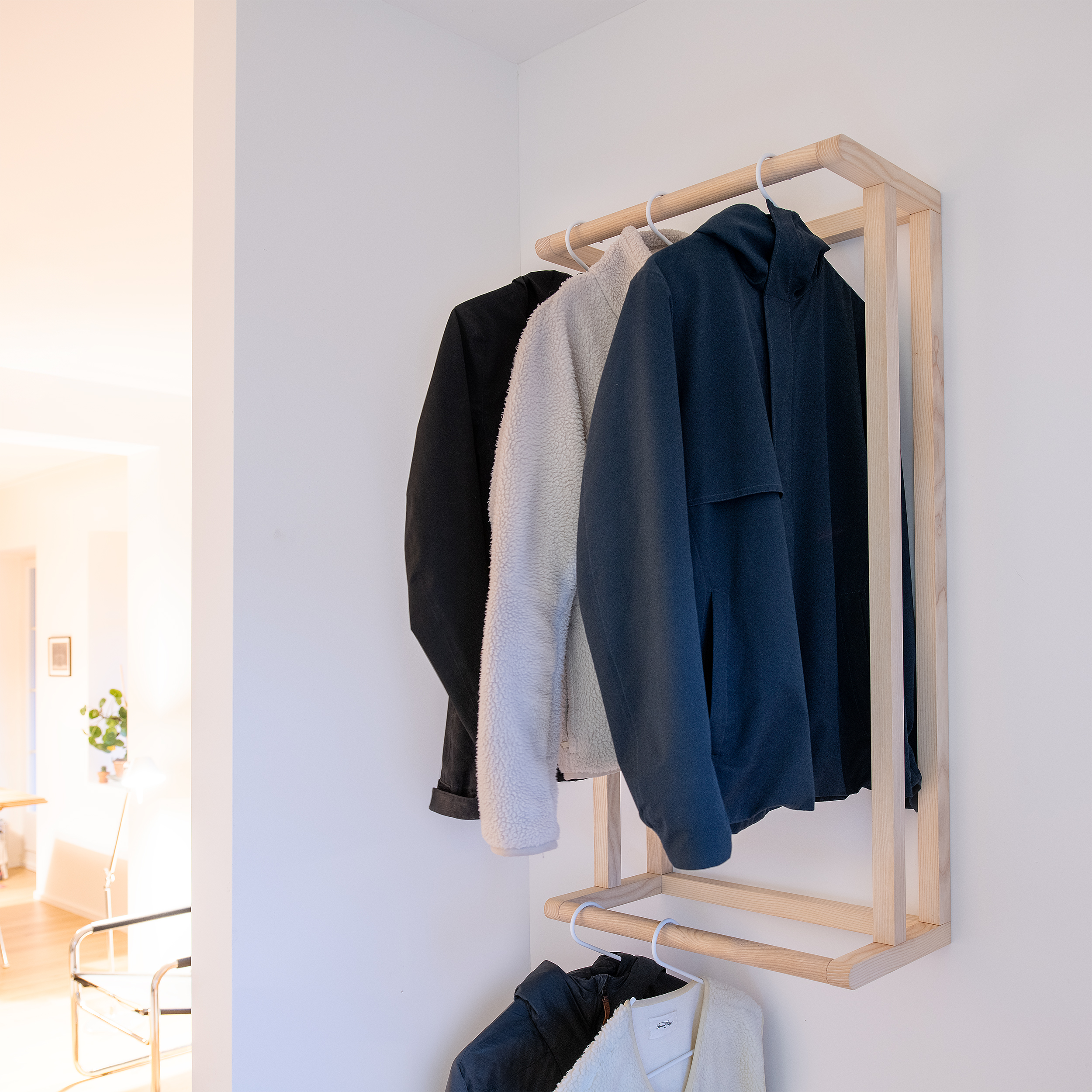 Minimalistische Garderobe SQUARE