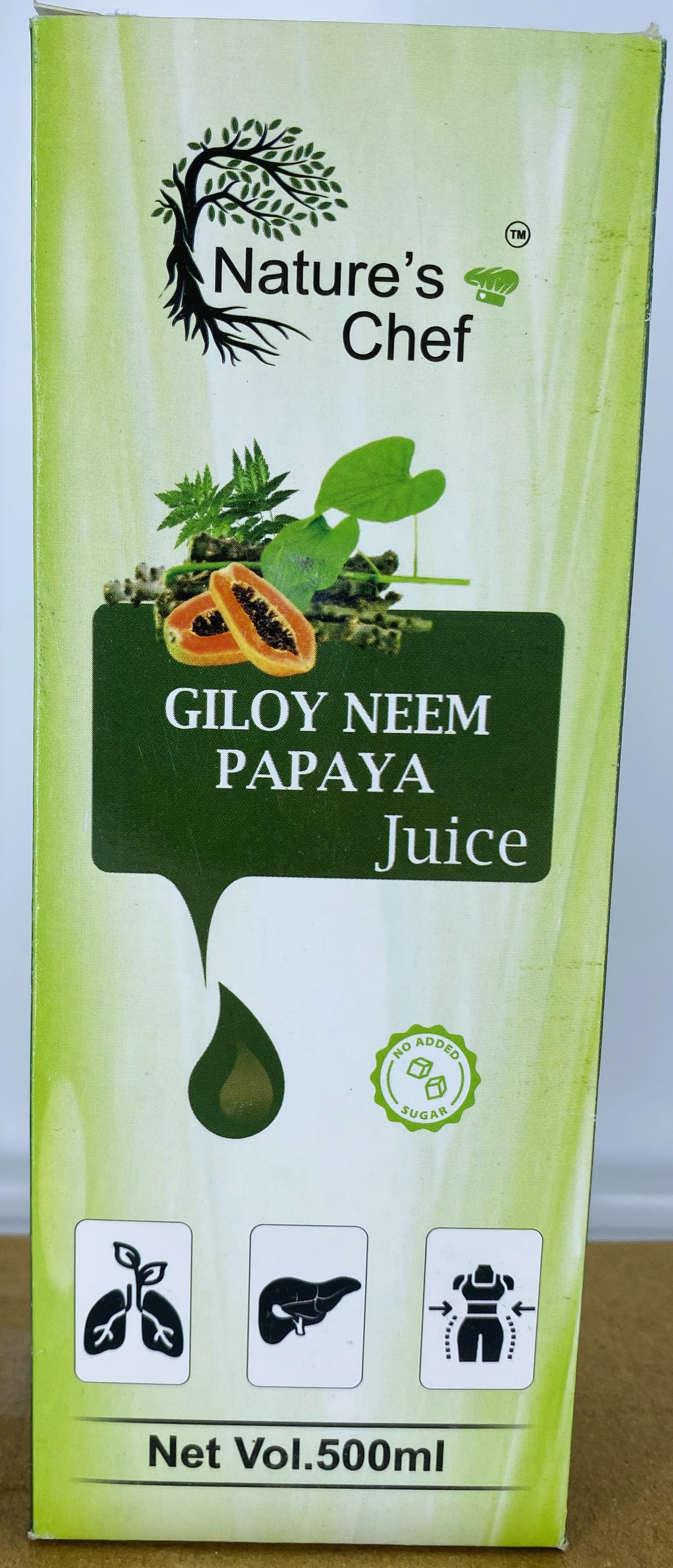 Nature's Chef Giloy Neem Papaya Juice