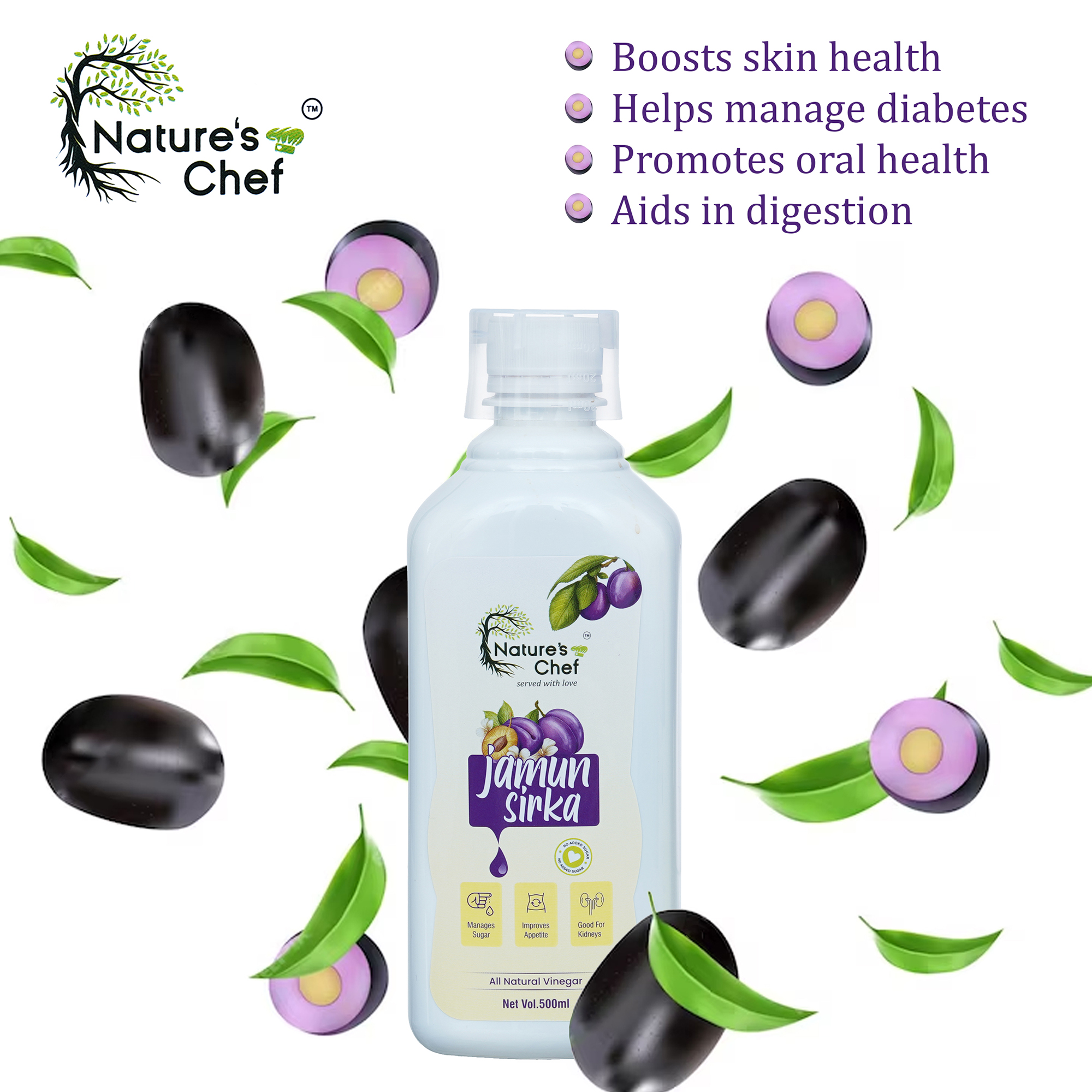 Jamun Sirka Juice (500ml)